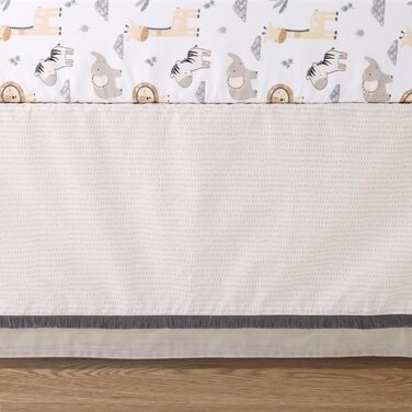 Комплект постільної білизни для дитячого ліжечка Peanutshell Safari для хлопчиків або дівчаток, 4-х місний комплект постільної біл