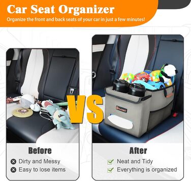 Органайзер для автокрісла DiGeeONEGU, автомобільний органайзер, переднє сидіння, заднє сидіння