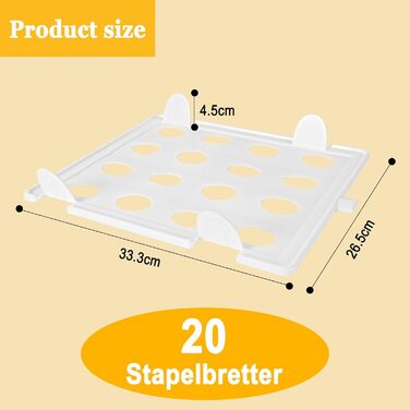 Елементний штабелируемий органайзер для футболок, органайзер для шафи, органайзери для гардеробу для дорослих та дітей, штабелируемий для одягу, футболок, сорочок, 20-