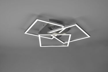 Стеля LED-світильник Reality Mobile R62883107, матовий нікель, 27 Вт, з пультом, димером, зміною кольорів та нічником