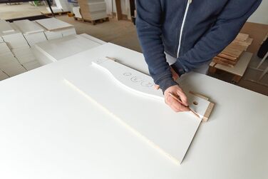 Кріплення для пеленального столика KraftKids, біле, прямий дизайн, підходить для комода MALM