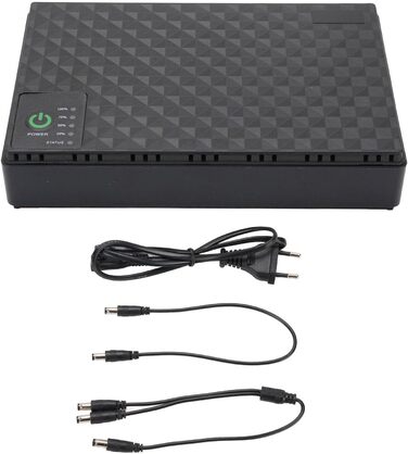 Джерело безперебійного живлення (UPS) 10400mAh USB 5V DC 5V 9V 12V POE 15V 24V, до 18W, для роутерів та модемів (Європейська вилка 85-265V)