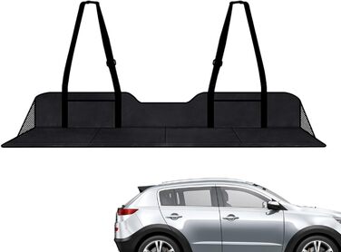 Матрац-подовжувач заднього сидіння автомобіля Матрац для кемпінгу Складаний матрац для заднього сидіння Подовжувач заднього сидіння Подовжувальна панель матраца заднього сидіння з сумкою для зберігання для вантажівок, риболовлі, кемпінгу, чорного кольору