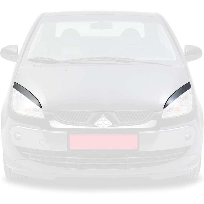 Автомобільні чохли для фар, сумісні з/замінені для Mitsubishi Colt CZC, Z30 SB154