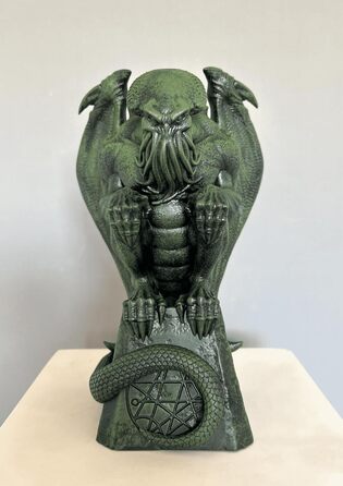 Статуетка Ктулху 27 см Cthulhu Rising Marble Sculpture Hp Lovecraft Bust Statue Cthulhu Idol