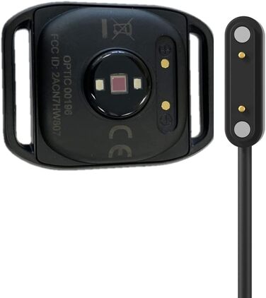 Кардіоспортивний пульсометр, сумісний з Bluetooth/ANT та фітнес-додатками Zwift, Strava, Polar, Wahoo, Rouvy, Peloton, Decathlon, Wahoo, велокомп&39ютером Garmin GPS