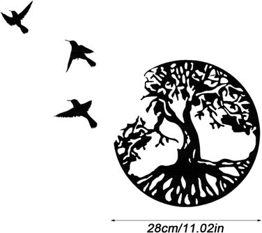 Дерево життя настінне оздоблення метал, дерево життя настінне оздоблення 3D настінна скульптура дерево життя настінне художнє оздо