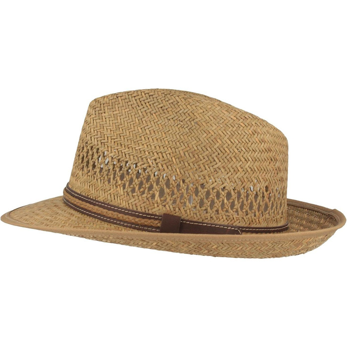 Широкий солом&39яний капелюх, літній капелюх, капелюх від сонця Ручне сплетення зі 100 соломи Bogart Надзвичайно легкий, гнучкий, приємний для шкіри та зручний Natural 58 Natural