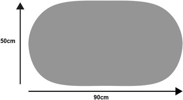 Килимок для дверей, що прається та сушиться, Wovells 50x90 см, для використання всередині та зовні приміщень, можна прати, різнокольоровий 50 x 90 см (прямокутний)