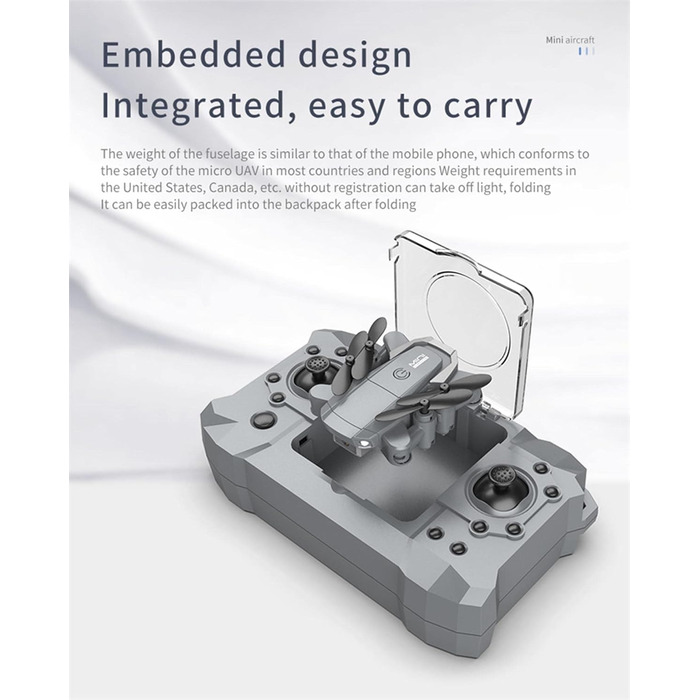 Аерофотозйомка Пульт дистанційного керування Літак Квадрокоптер 4K Pixel Fold and Carry Camera for Kids