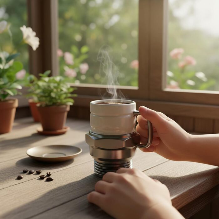 Кухоль із свічками запалювання, іскри, кавова кружка, дорожній посуд, механічний ентузіаст, подарунок, автомобіль