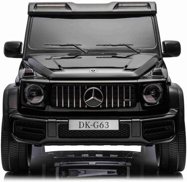 Дитячий електромобіль 4х4 12V 2-місний Mercedes AMG G63 G Class, чорний, MP3 плеєр з USB/AUX входом, акумулятор 12V14Ah, підвіска