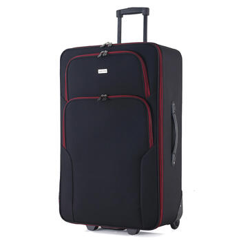 Валіза Semi Line 28' (L) Black/Red Lines (T5680-3)