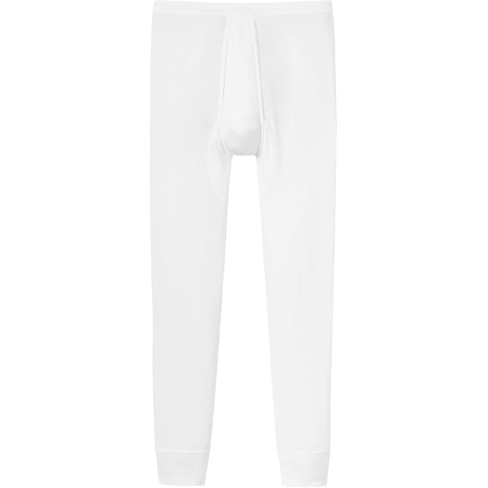 Чоловічі довгі трусики Schiesser з широким поясом - Оригінальні тонкі ребристі L Білі005135