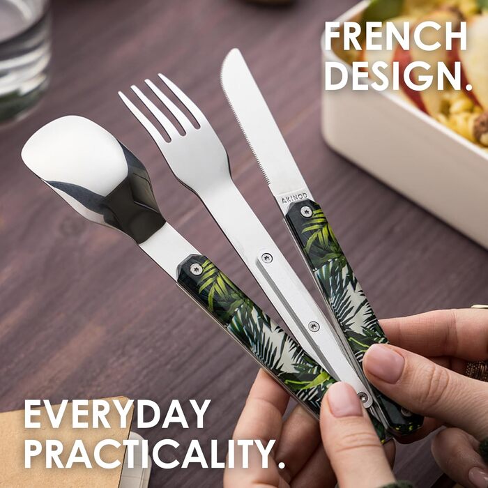 Набір фіксованих столових приборів Akinod 12х34