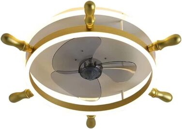 Сучасні стельові вентилятори з підсвічуванням, плоскі, закриті стельові вентилятори, невидимі, безшумні стельові вентилятори з під