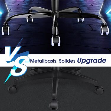 Масажне ігрове крісло Devoko, комп'ютерне офісне крісло з підставкою для ніг, гоночне геймерське крісло 150 кг, регульована на 90-