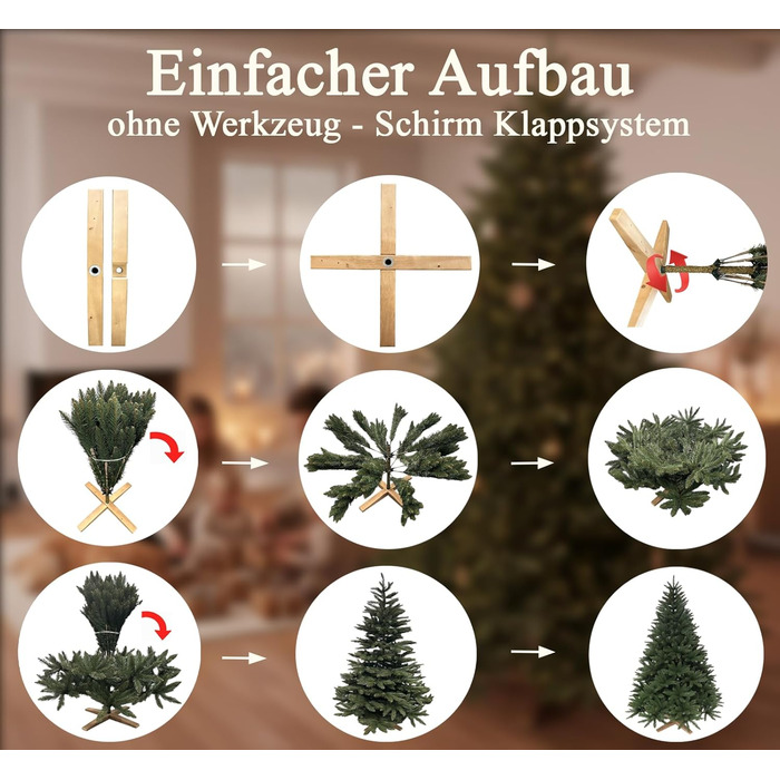 Високоякісна штучна ялинка 180 см Cox Swain