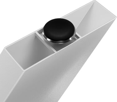 Ніжки для столу CLP Hardwick I Полозки для саморобних столів висотою 71 см I Каркас столу у формі зірки виготовлений зі сталі з порошковим покриттям, колір білий, розмір 150x78x71 см