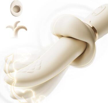 Вібратор Bestvibe «Мовний» для жінок, 2-в-1, ротаційна стимуляція 360°, 7 режимів смоктання та 7 режимів вібрації, силікон