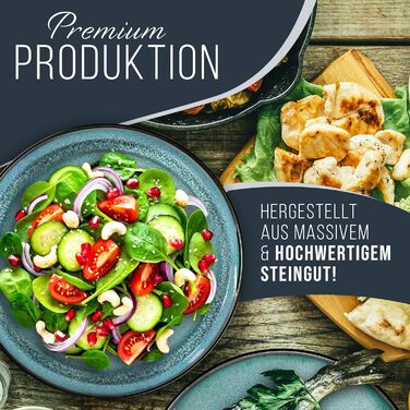 Набір кухлів з 6 керамогранітів Ibiza - Стильний набір кавових кухлів Сучасна посудомийна машина та мікрохвильова піч, стійка до п