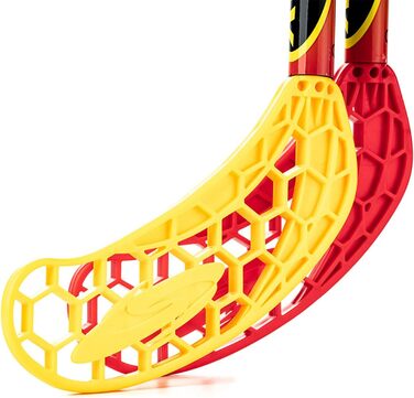 Повний набір Bandito FunHockey, для дітей, 4 хокейні ключки, 4 м&39ячі та 2 складні ворота, ключка для флорболу, вуличний хокей, для приміщень та вулиці, командний вид спорту, школи, сад, водонепроникний, повний набір Maxi