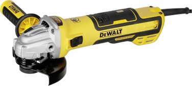 Кутова шліфувальна машина Dewalt (1700 Вт, діаметр диска 125 мм, безщіткова, малообслуговувана, плавний пуск, вкл. захисний кожух,