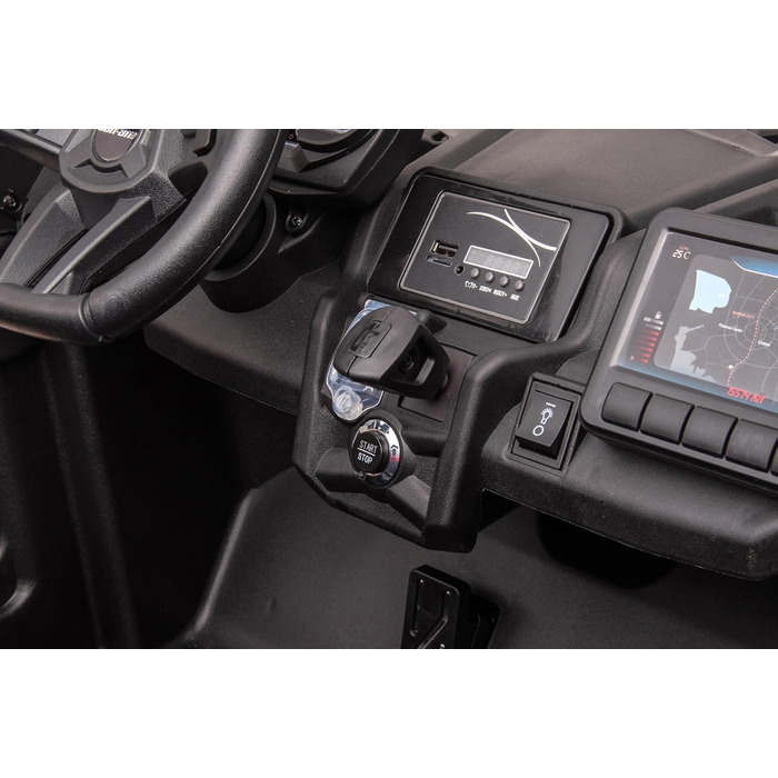 Дитячий електромобіль FINOOS Maverick Buggy 24V, дитячий автомобіль 2-місний, з пультом дистанційного керування 2.4GHz, 4 x мотор