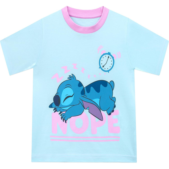 Піжами Disney Stitch Піжами Ліло та Стіч для дівчаток Піжами з короткими рукавами та принтом тай-дай для дівчаток, розмір 134