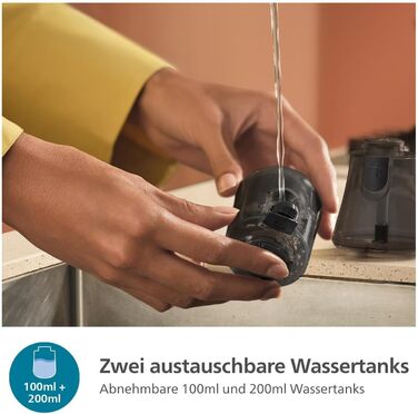 Пароварка Philips серії 7000 - 1500 Вт, 28 г/хв пари, конічна металева нагрівальна пластина, 2 знімних резервуара для води, вкл. р