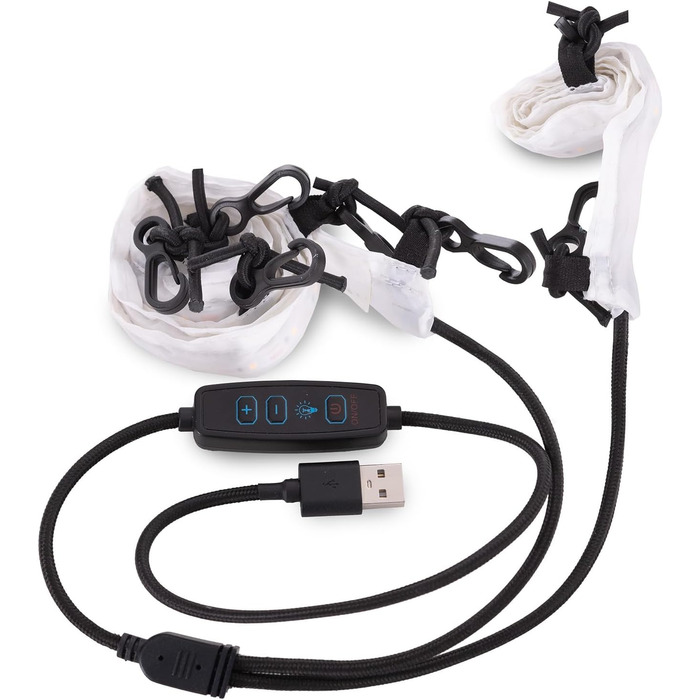 Світлодіодний світильник для намету qeedo Freedom Family 3, теплий білий колір