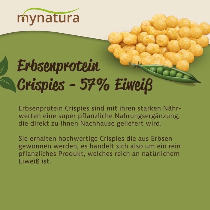 Хрусткі цукерки Mynatura з горохового протеїну, 1 кг
