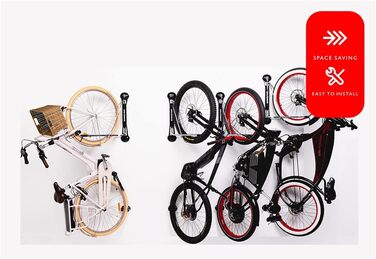 Стійка для велосипеда Steadyrack Тримач для велосипеда Настінне кріплення Стійка для eBike 2 пакети