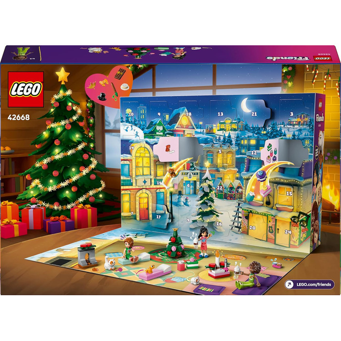 Адвент-конструктор LEGO Friends 42668, 237 деталей