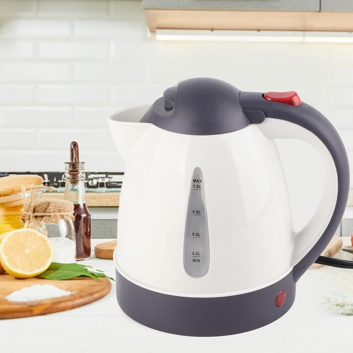 Чайник 24V для вантажівки, 1000ml чайник автомобільний портативний дорожній чайник швидкий водонагрівач пляшка з нержавіючої сталі