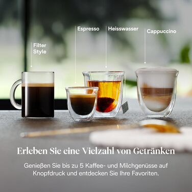 Кавомашина De'Longhi Magnifica Start 4 напої, чорна, система LatteCrema та кольорова сенсорна панель керування