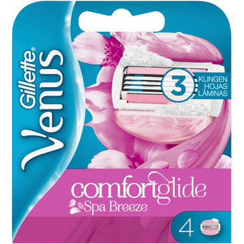 Леза для бритви Gillette Venus Comfortglide Breeze Spa для жінок з гелем для гоління подушка для захисту шкіри, 4 змінні леза Spa Breeze