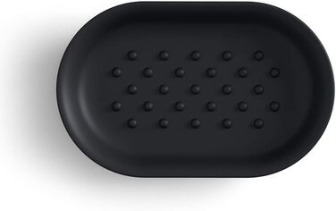 Мильниця Umbra Juniper, чорна, чорна мильниця овальна