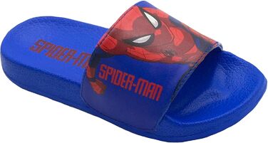 Людина-павук, Хлопчики, Дівчатка, Діти, Людина-павук, Басейн, Шльопанці, В&39єтнамки, Пляжні сандалі, Сині, Розмір 26-34 EU 28 EU Синій