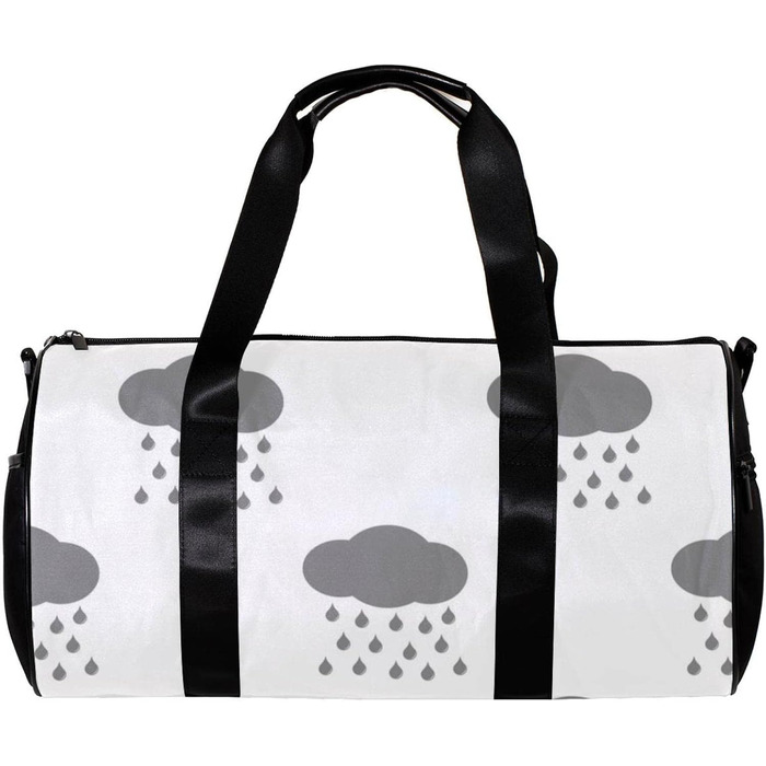 Спортивна сумка, маленька дорожня сумка, сумка для шопінгу та йоги, колір Сірий дощ, сумка для фітнесу на відкритому повітрі, ручна поклажа