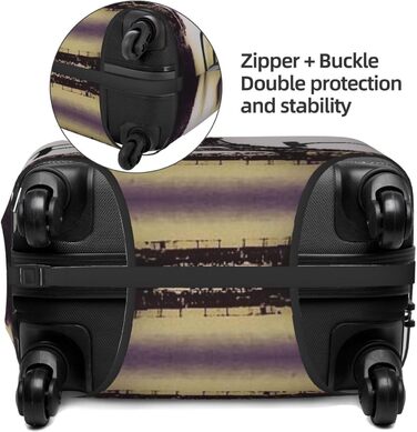 Чохол для валізи Tower Love Paris, захисний, міцний, для багажу розміром 45.7-81.3 см, XL, Чорний