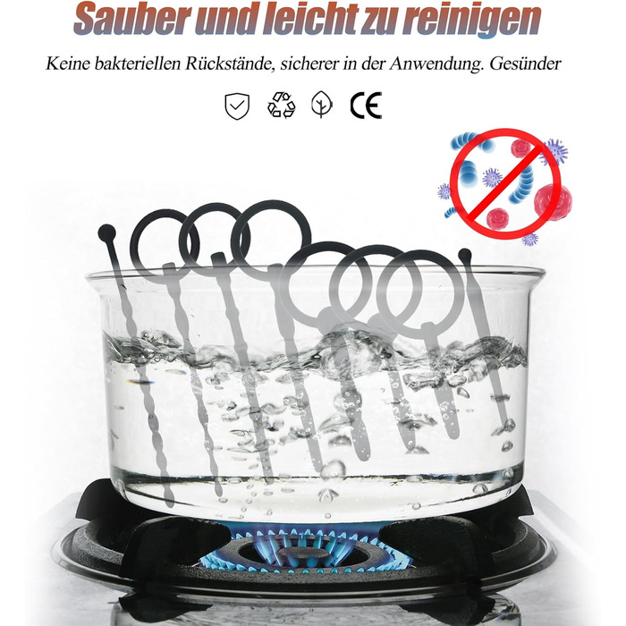 Розкішний набір з 8 уретральних розширювачів, силіконовий уретральний розширювач, багатофункціональні пробки, секс-іграшки, пеніс, стимуляція простати, еротична секс-іграшка для чоловіків, соло (чорний)