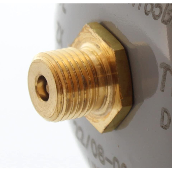 Одноразова циліндрична пляшка Swan CO2 600 гр E290 З'єднання для вуглекислого газу 11 м для виробників газованої води, охолоджувальних установок та диспенсерів для питної води, 6 шт.