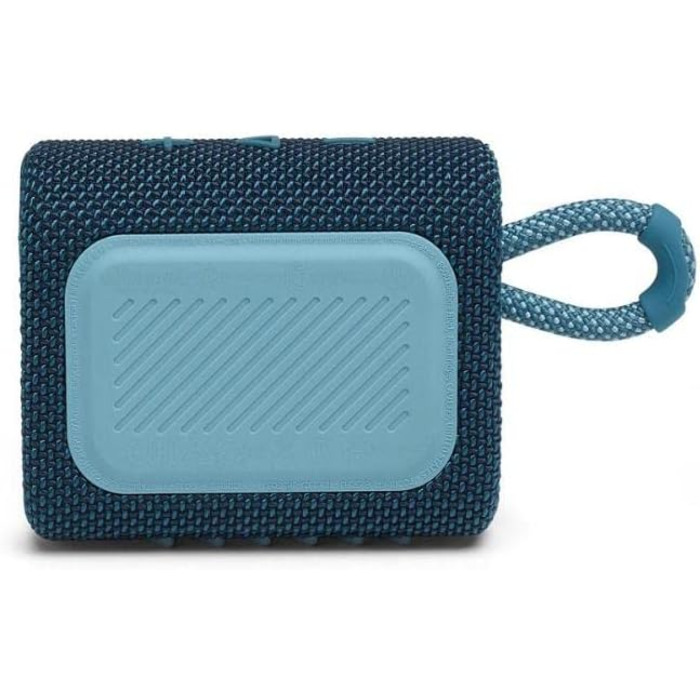 Портативна колонка з Bluetooth, вбудованим акумулятором, водонепроникна та пилонепроникна, синя JBLGO3BLUAM Blue, 3