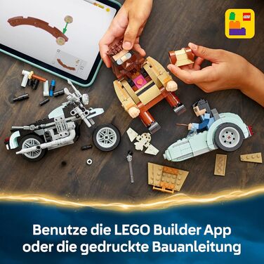 Конструктор LEGO Harry Potter 76443, Мотоциклетна подорож Геґріда та Гаррі, 617 деталей