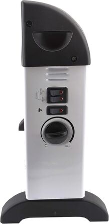 Конвекторний обігрівач SHX з турбовентилятором 2000 Вт SHX08TKV2000 радіатор 2000 Вт, запобіжний термостат, 3 рівні потужності, захист від перегріву, низький рівень шуму, білий