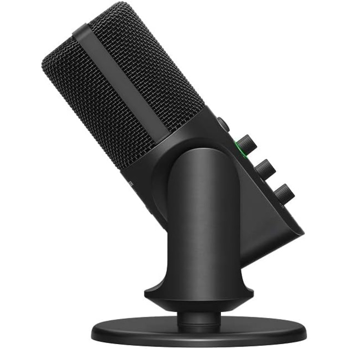 Мікрофон Sennheiser Profile з конденсаторним капсюлем Plug & Play, ідеальний для подкастів та стрімінгу Настільна підставка та кабель USB-C 1,2 м у комплекті Чорний (700065)
