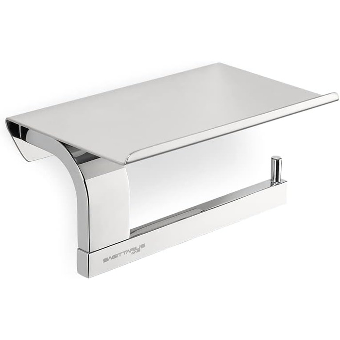 Тримач для туалетного рулону з полицею з нержавіючої сталі Тримач для туалетного рулону з полицею Тримач для туалетного паперу Три