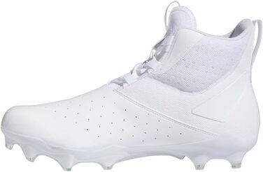 Кросівки для американського футболу adidas Unisex Adizero Chaos 17 Жіночі/18 Чоловічі Білі Срібні Металічні Білі