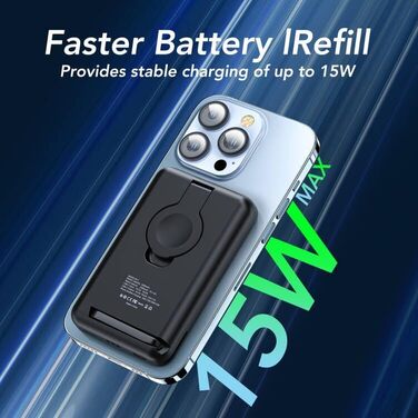 Бездротовий зарядний пристрій 3-в-1 (чорний)